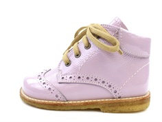 Angulus toddler shoe lila patent with laces